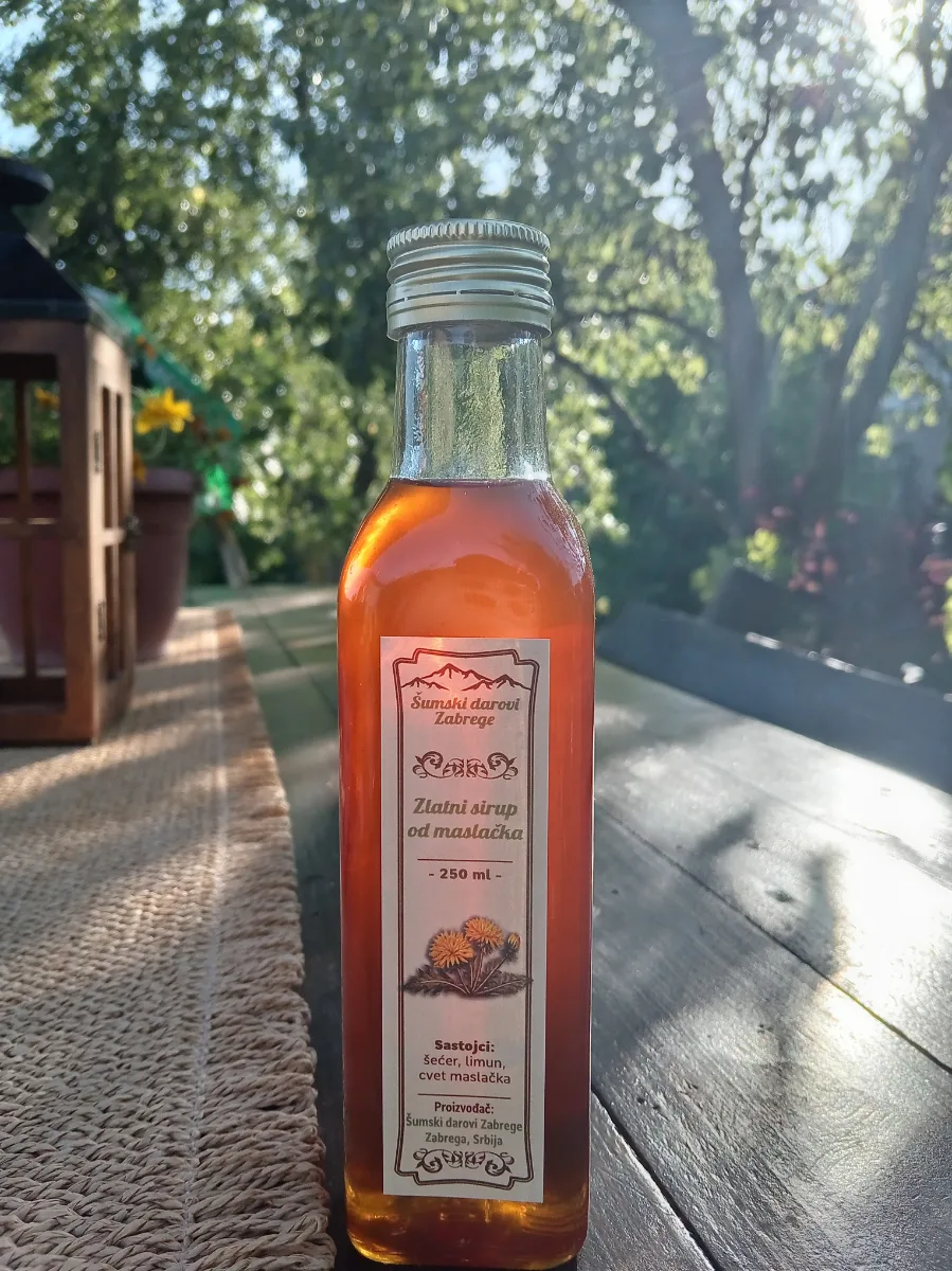 Zlatni sirup od maslačka 250ml - Ostalo u Paraćin, Šumski darovi Zabrege